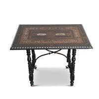 Antique Moorish Style Spanish Side Table with Arabic Writing (4 of 12) Antique Moorish Style Spanish Side Table with Arabic Writing (4 of 12)
