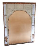19th Century overmantle wall floor mirror painted (7 of 7) 19th Century overmantle wall floor mirror painted (7 of 7)