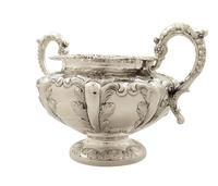 Antique Victorian Sterling Silver 2 Handle Bowl 1844 (9 of 9) Antique Victorian Sterling Silver 2 Handle Bowl 1844 (9 of 9)
