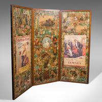 Antique Privacy Scrap Screen, English, Photo Prop, Room Divider, Victorian, 1860 (5 of 12) Antique Privacy Scrap Screen, English, Photo Prop, Room Divider, Victorian, 1860 (5 of 12)