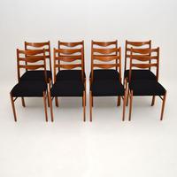 Set of 8 Danish Vintage Teak Dining Chairs by Arne Wahl Iversen (8 of 10) Set of 8 Danish Vintage Teak Dining Chairs by Arne Wahl Iversen (8 of 10)