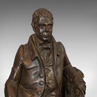 Antique Figure, Sir Walter Scott, Bronze, Statue, Poet, Victorian c.1880 (4 of 12) Antique Figure, Sir Walter Scott, Bronze, Statue, Poet, Victorian c.1880 (4 of 12)