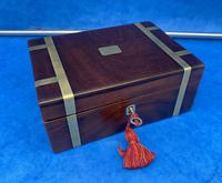 Georgian Solid Mahogany Brassbound Miniature Campaign Box (2 of 9) Georgian Solid Mahogany Brassbound Miniature Campaign Box (2 of 9)