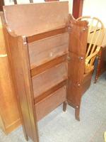 Folding Open Bookcase with Carved Upstand (3 of 4) Folding Open Bookcase with Carved Upstand (3 of 4)