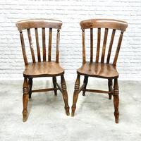 Fine Pair of Windsor Lathback Side Chairs (2 of 5) Fine Pair of Windsor Lathback Side Chairs (2 of 5)