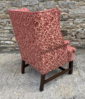 Victorian Mahogany Framed Wing Armchair (8 of 15) Victorian Mahogany Framed Wing Armchair (8 of 15)