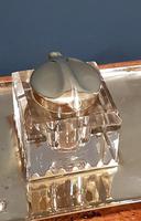 Antique Art Nouveau Brass Double Inkstand (7 of 7) Antique Art Nouveau Brass Double Inkstand (7 of 7)