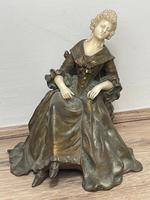 Important Art Nouveau Bronze Marble Seated Lady Sculpture By Xavier Raphanel (3 of 39) Important Art Nouveau Bronze Marble Seated Lady Sculpture By Xavier Raphanel (3 of 39)