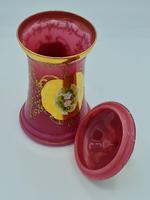Antique Opaline Glass Jar (6 of 10) Antique Opaline Glass Jar (6 of 10)