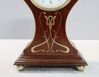 French Art Nouveau Mahogany Mantel Clock by Samuel Marti (3 of 7) French Art Nouveau Mahogany Mantel Clock by Samuel Marti (3 of 7)
