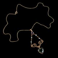 Antique Suffragette Heart Pendant Necklace 9ct Gold Rolason Brothers Dated 1912 (6 of 7) Antique Suffragette Heart Pendant Necklace 9ct Gold Rolason Brothers Dated 1912 (6 of 7)