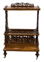 Victorian Figured & Burr Walnut Canterbury (2 of 7) Victorian Figured & Burr Walnut Canterbury (2 of 7)