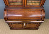 Large Victorian Mahogany Cylinder Bureau Bookcase (12 of 18) Large Victorian Mahogany Cylinder Bureau Bookcase (12 of 18)