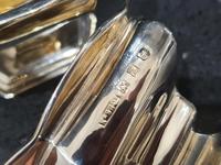 Very Stylish Art Nouveau HM Silver Three Piece Cruet Set Birmingham 1899 (12 of 13) Very Stylish Art Nouveau HM Silver Three Piece Cruet Set Birmingham 1899 (12 of 13)