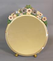 Antique Floral Barbola Mirror (7 of 7) Antique Floral Barbola Mirror (7 of 7)