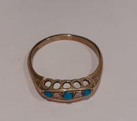 Gold Turquoise Ring (5 of 5) Gold Turquoise Ring (5 of 5)