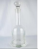 Clear Crystal Glass Decanter Depicting Caravelle (4 of 5) Clear Crystal Glass Decanter Depicting Caravelle (4 of 5)