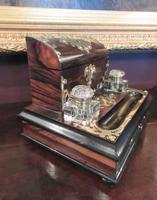 Early Victorian Coromandel Letter & Inkstand (7 of 7) Early Victorian Coromandel Letter & Inkstand (7 of 7)