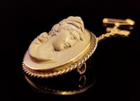 Antique Lava Cameo Brooch, 19th Century (5 of 8) Antique Lava Cameo Brooch, 19th Century (5 of 8)