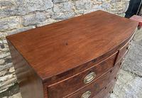 Regency Flame Mahogany Bow Front Chest of Drawers (11 of 17) Regency Flame Mahogany Bow Front Chest of Drawers (11 of 17)