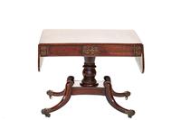 Fine Regency Rosewood Sofa Table with Gilded Brass Mounts (3 of 9) Fine Regency Rosewood Sofa Table with Gilded Brass Mounts (3 of 9)