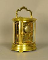 Oval Repeating Carriage Clock with Calendar & Alarm (8 of 10) Oval Repeating Carriage Clock with Calendar & Alarm (8 of 10)