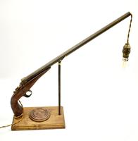 19th Century Long Hexagon Barreled Pistol Converted to a Lamp (2 of 18) 19th Century Long Hexagon Barreled Pistol Converted to a Lamp (2 of 18)
