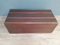 Early 20th Century teak travelling trunk (2 of 5) Early 20th Century teak travelling trunk (2 of 5)