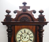 Great Antique German Twin Walnut 8-Day Mantel Clock Vienna Striking Wall Clock (10 of 11) Great Antique German Twin Walnut 8-Day Mantel Clock Vienna Striking Wall Clock (10 of 11)