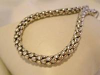 Vintage Silver 925 Popcorn Bracelet 1970s Big Shepherds Hook Clasp 7 3/4" Length (5 of 11) Vintage Silver 925 Popcorn Bracelet 1970s Big Shepherds Hook Clasp 7 3/4" Length (5 of 11)