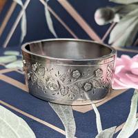 Antique Victorian Sterling Silver Aesthetic Movement Bangle, 1884 (4 of 9) Antique Victorian Sterling Silver Aesthetic Movement Bangle, 1884 (4 of 9)