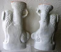 Pair of Antique English Victorian Staffordshire Pottery Spaniel Spill Vases ~ H 2526 ~ H 2527 (3 of 5) Pair of Antique English Victorian Staffordshire Pottery Spaniel Spill Vases ~ H 2526 ~ H 2527 (3 of 5)