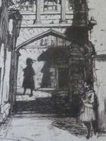 David Young Cameron Drypoint Etching 1899 " In Sterling Castle " (2 of 5) David Young Cameron Drypoint Etching 1899 " In Sterling Castle " (2 of 5)