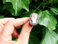 Carved Hardstone & 1.62ct Diamond, 18ct Yellow Gold Dress Ring - Antique c.1770 (2 of 9) Carved Hardstone & 1.62ct Diamond, 18ct Yellow Gold Dress Ring - Antique c.1770 (2 of 9)