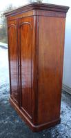 1900s Handsome 2 Door Mahogany Wardrobe All Hanging Drawers at Base (2 of 4) 1900s Handsome 2 Door Mahogany Wardrobe All Hanging Drawers at Base (2 of 4)