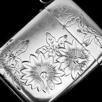 Antique Victorian Solid Silver Vesta Case Aesthetic Style Engravings - Joseph Whitten 1885 (8 of 9) Antique Victorian Solid Silver Vesta Case Aesthetic Style Engravings - Joseph Whitten 1885 (8 of 9)