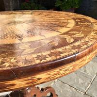 A Fine 19th C Italian Inlaid Parquetry Occasional, Centre Table with Rare Hidden Writing Slope (6 of 12) A Fine 19th C Italian Inlaid Parquetry Occasional, Centre Table with Rare Hidden Writing Slope (6 of 12)