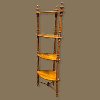 Corner Standing Whatnot in Faux Bamboo (3 of 8) Corner Standing Whatnot in Faux Bamboo (3 of 8)