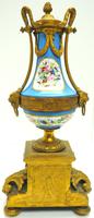 Wonderful Pair of Clock Garnitures Side Urns This Sevres Clock Garnitures (4 of 10) Wonderful Pair of Clock Garnitures Side Urns This Sevres Clock Garnitures (4 of 10)