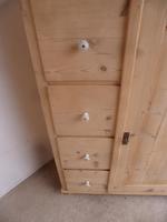 Victorian Tall Antique Pine 4 Drawer Kitchen Storage Cupboard to wax / paint (9 of 12) Victorian Tall Antique Pine 4 Drawer Kitchen Storage Cupboard to wax / paint (9 of 12)