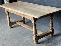French Bleached Oak Farmhouse Kitchen Table (13 of 25) French Bleached Oak Farmhouse Kitchen Table (13 of 25)