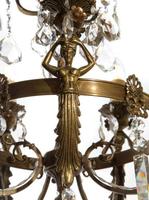 Antique Bronze French Figural 5 Light Chandelier (5 of 7) Antique Bronze French Figural 5 Light Chandelier (5 of 7)