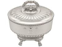 Sterling Silver Locking Biscuit Box - Antique 1845 (2 of 15) Sterling Silver Locking Biscuit Box - Antique 1845 (2 of 15)