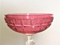 Unusual Victorian Cranberry Small Sweetmeat Stand (4 of 4) Unusual Victorian Cranberry Small Sweetmeat Stand (4 of 4)