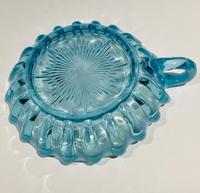 Davidson Blue Pearline Nappy or Serving Dish "Brideshead" Pattern (7 of 7) Davidson Blue Pearline Nappy or Serving Dish "Brideshead" Pattern (7 of 7)