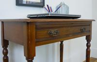 Delightful Little Victorian Leather Topped Single Drawer Desk c.1880 (6 of 12) Delightful Little Victorian Leather Topped Single Drawer Desk c.1880 (6 of 12)
