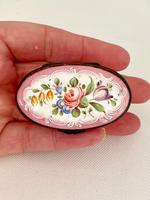 Bilston Enamel Patch Box. c1800. (5 of 7) Bilston Enamel Patch Box. c1800. (5 of 7)