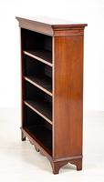 Victorian Mahogany Inlaid Open Bookcase (7 of 8) Victorian Mahogany Inlaid Open Bookcase (7 of 8)