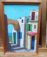 Oil on Board the Court Yard Artist Spina 1960s (6 of 10) Oil on Board the Court Yard Artist Spina 1960s (6 of 10)