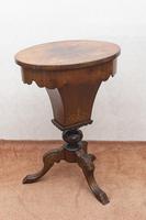 Stunning Victorian Walnut Work Table